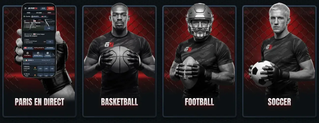 Apuestas deportivas en Glorion Casino